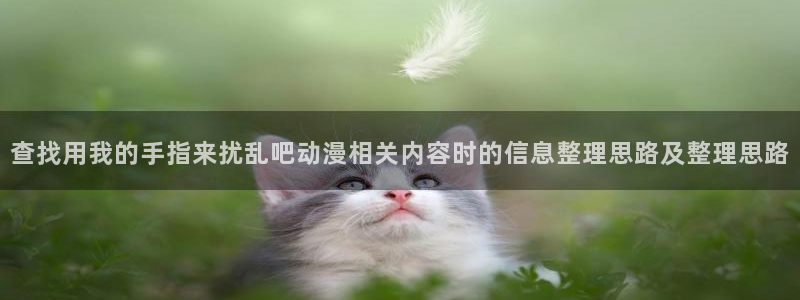 动漫全部:查找用我的手指来扰乱吧动漫相关内容时的信息整理思路及整理思路